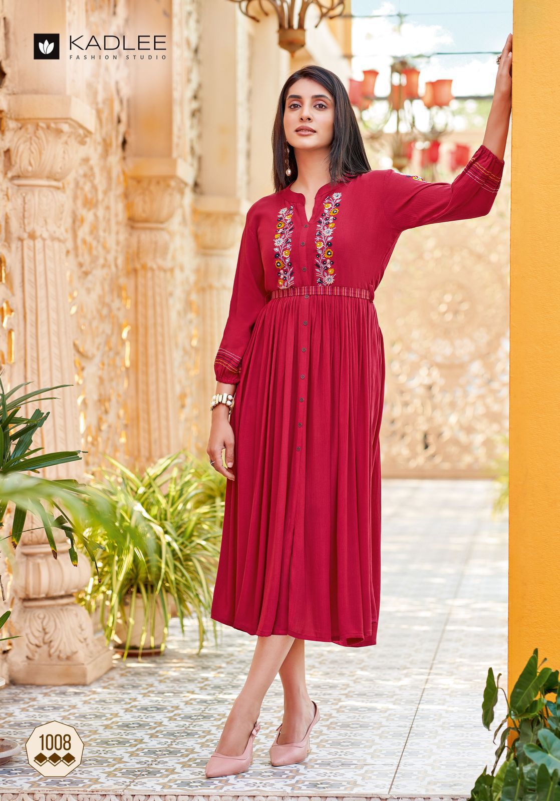 Kadlee Ashmin Vol 2 Rayon Kurtis Catalog at Wholesale Rate collection 6