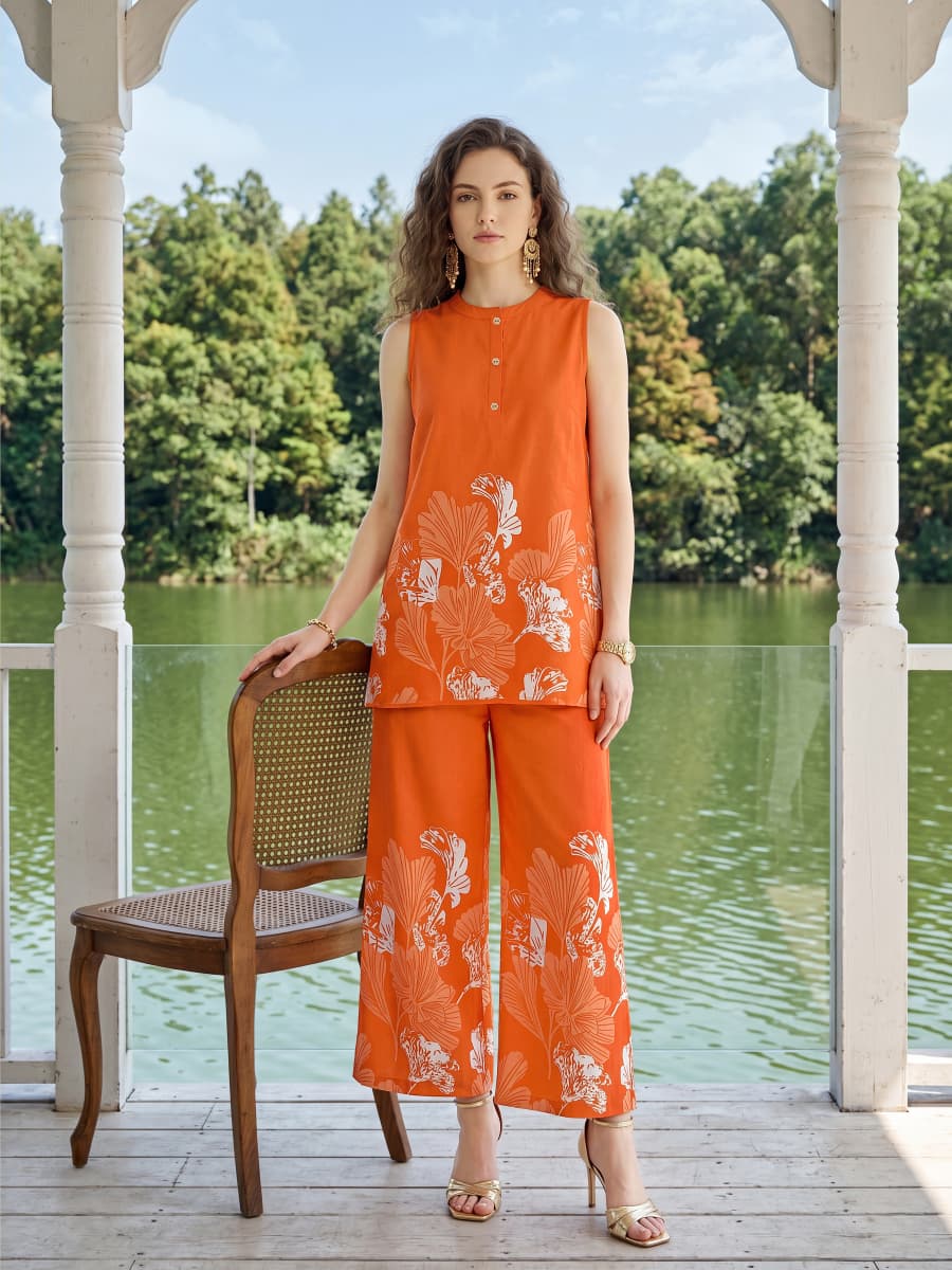Tips And Tops Festive Beauty 2 Kurti Palazzo Set Catalog collection 5