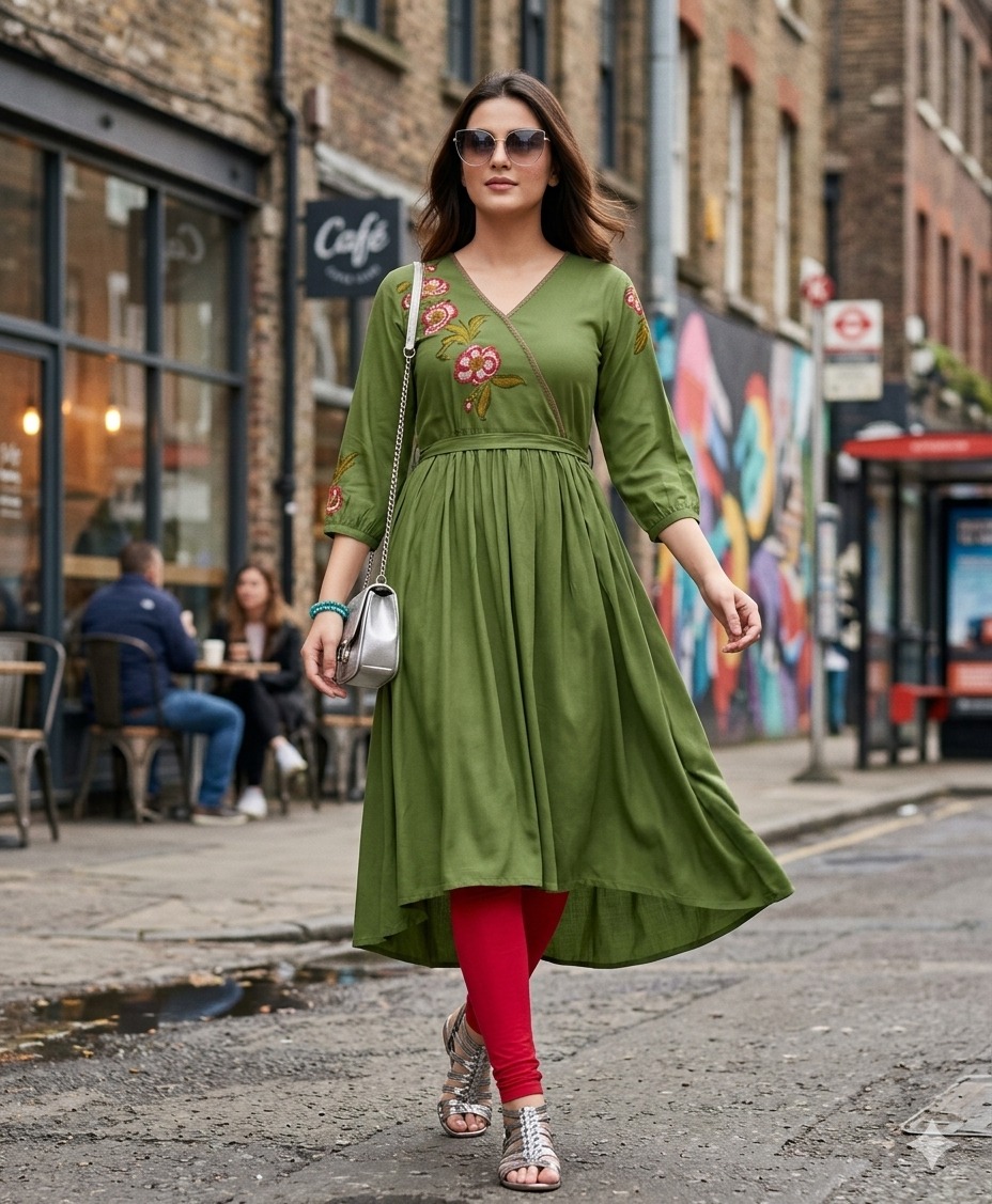 Aarvee Creation Nora Rayon Kurti Catalog collection 1