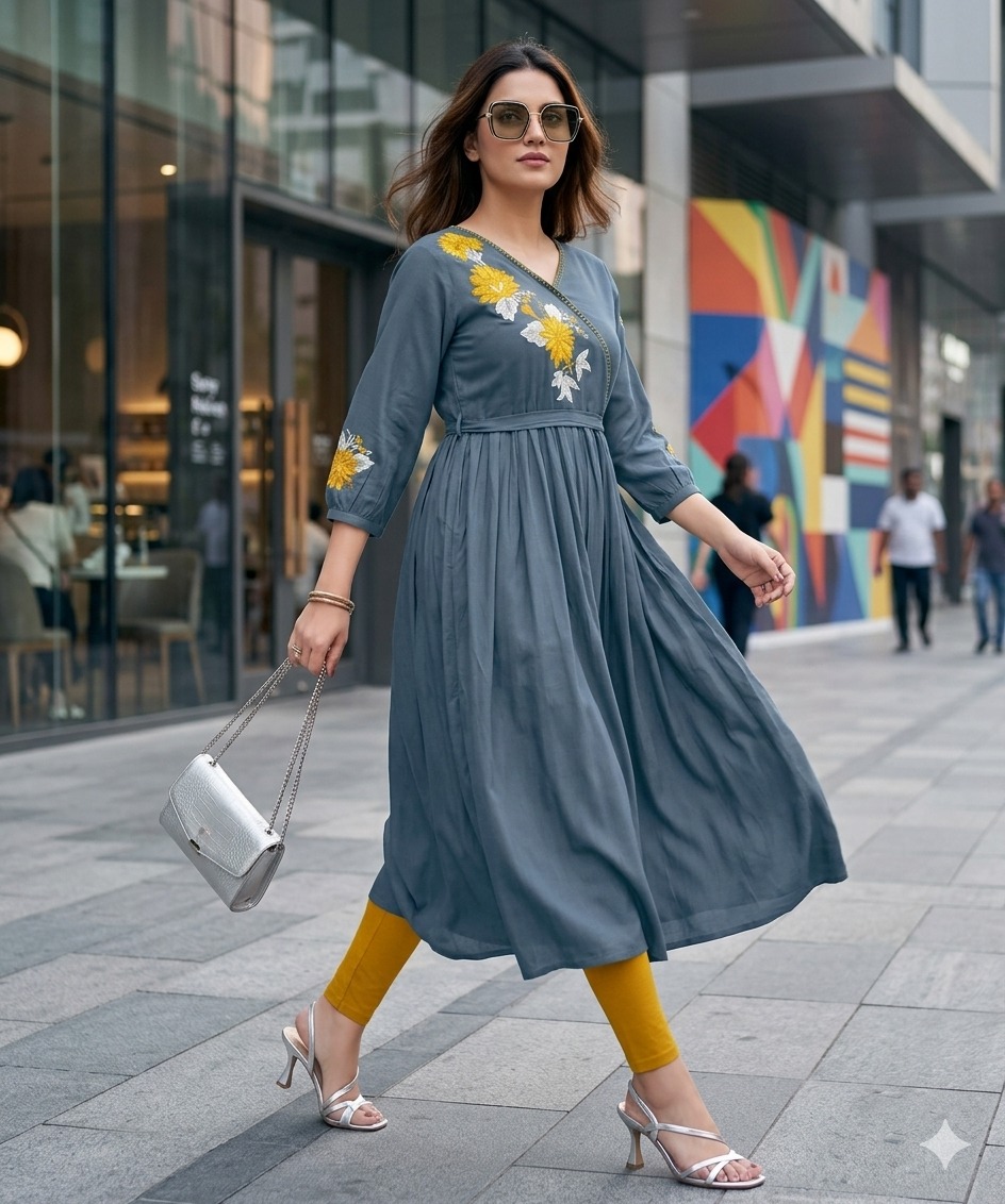 Aarvee Creation Nora Rayon Kurti Catalog collection 3