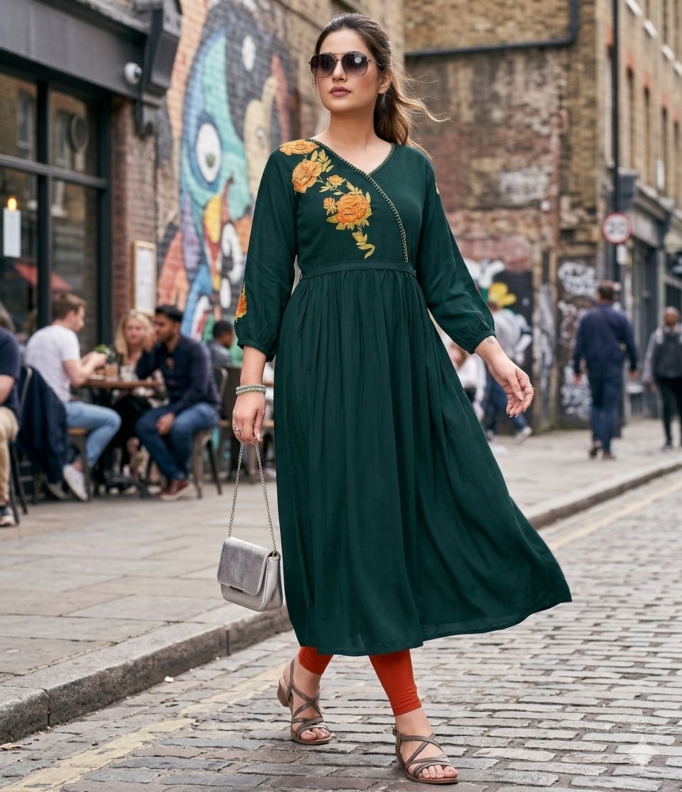 Aarvee Creation Nora Rayon Kurti Catalog collection 5