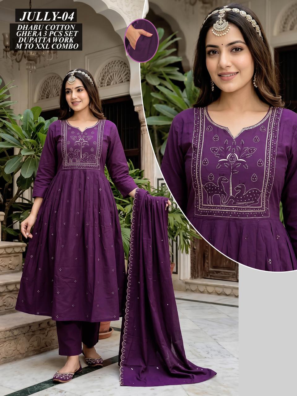 Aarvee Creation Jully Readymade Dress Size Set collection 4