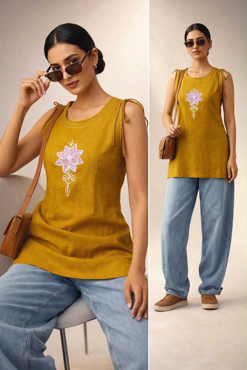 Aarvee Creation Appliquue Ladies Tops Size Set collection 2