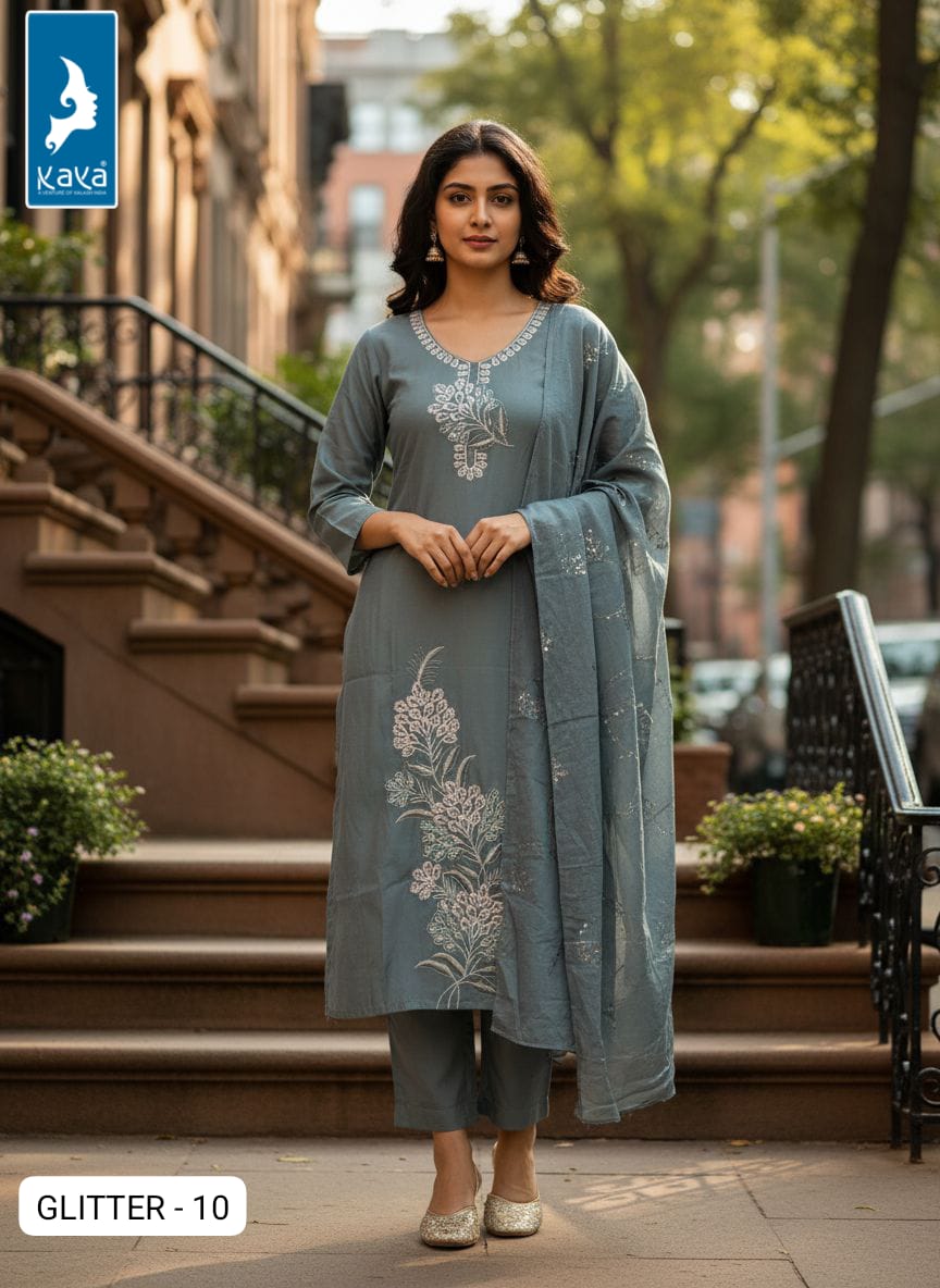 Kaya Kurti Glitter Readymade Dress  Catalog collection 2