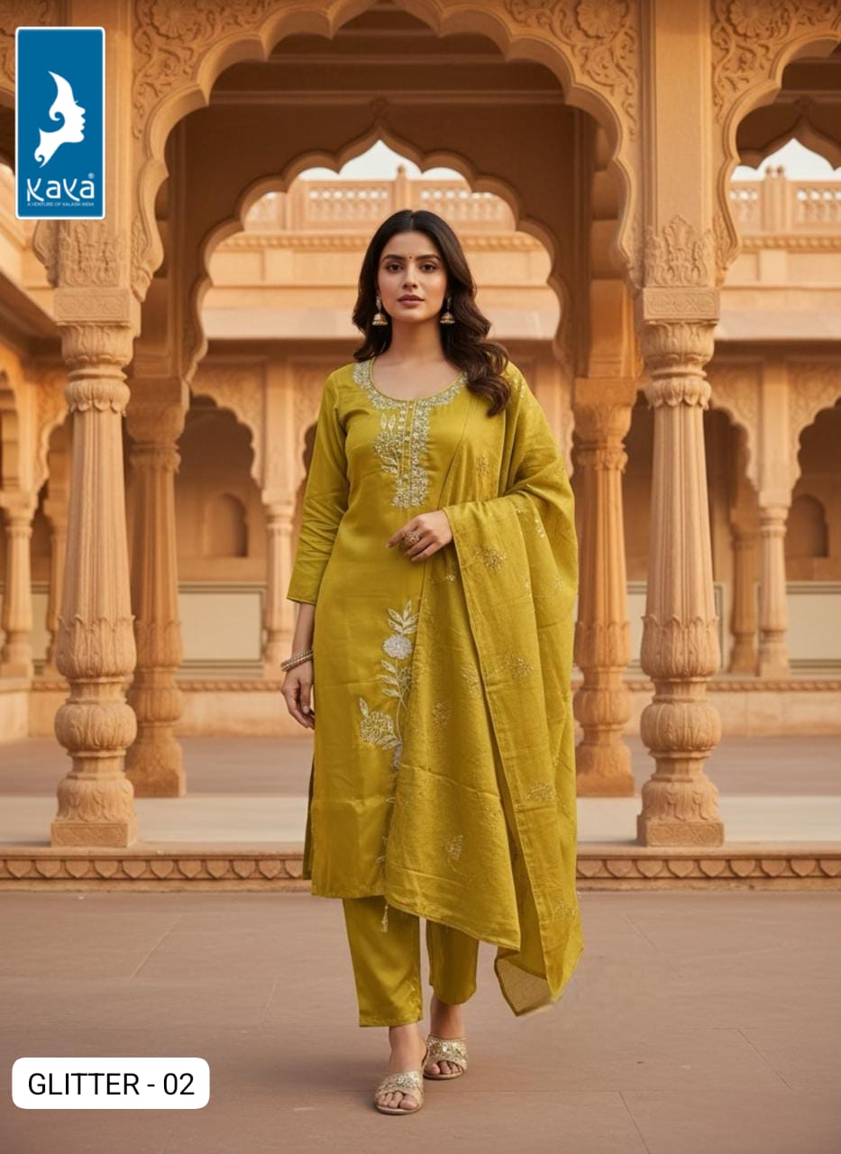 Kaya Kurti Glitter Readymade Dress  Catalog collection 9