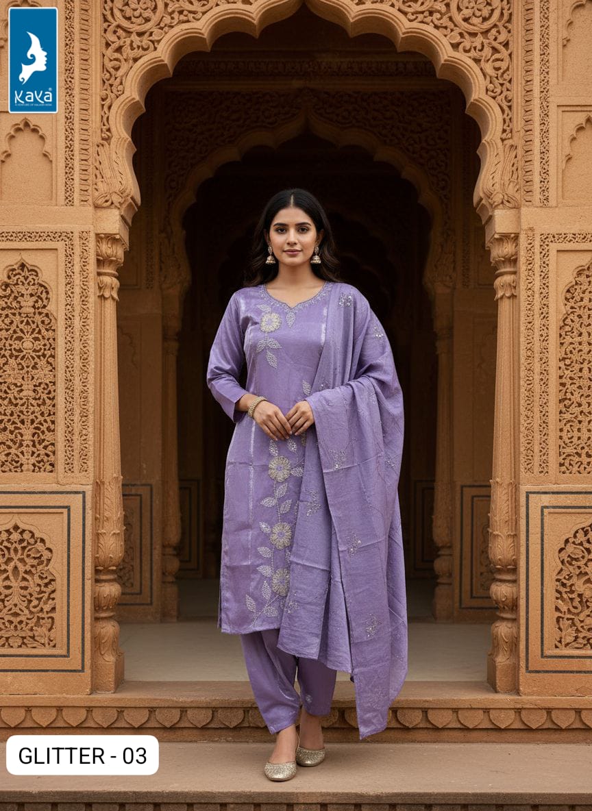 Kaya Kurti Glitter Readymade Dress  Catalog collection 7