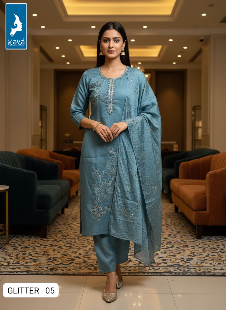 Kaya Kurti Glitter Readymade Dress  Catalog collection 5