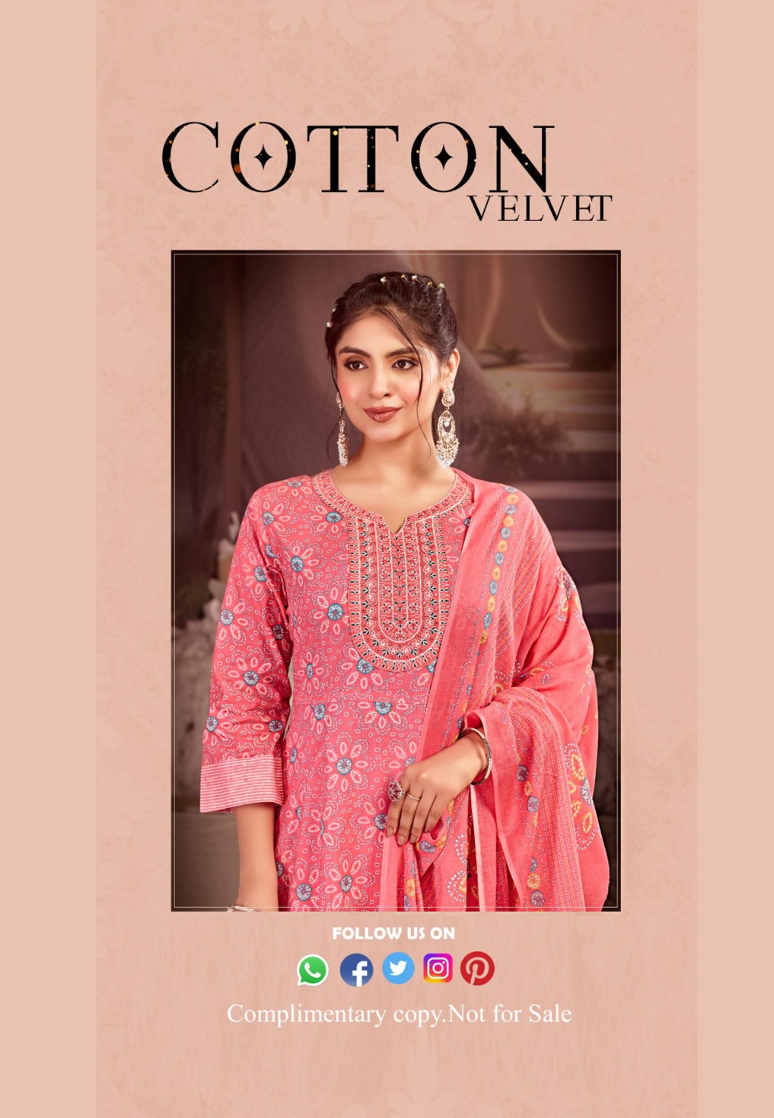 Rangmaya Cotton Velvet Printed Salwar Kameez Catalog collection 6