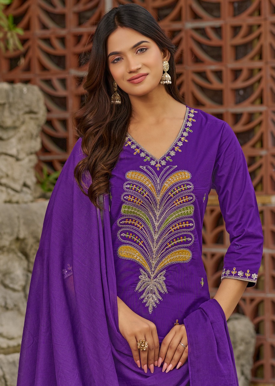 Pirohi Tanya Embroidery Salwar Kameez Size Set collection 2
