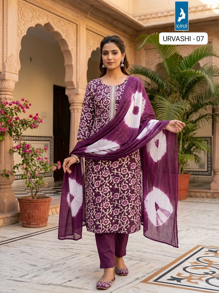 Kaya Trends Urvashi Readymade Dress Size Set collection 19