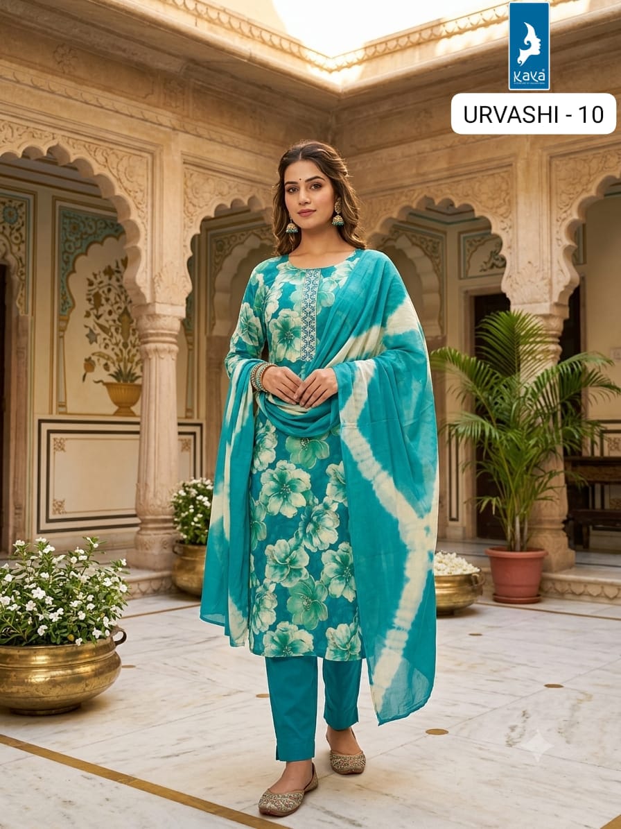 Kaya Trends Urvashi Readymade Dress Size Set collection 4