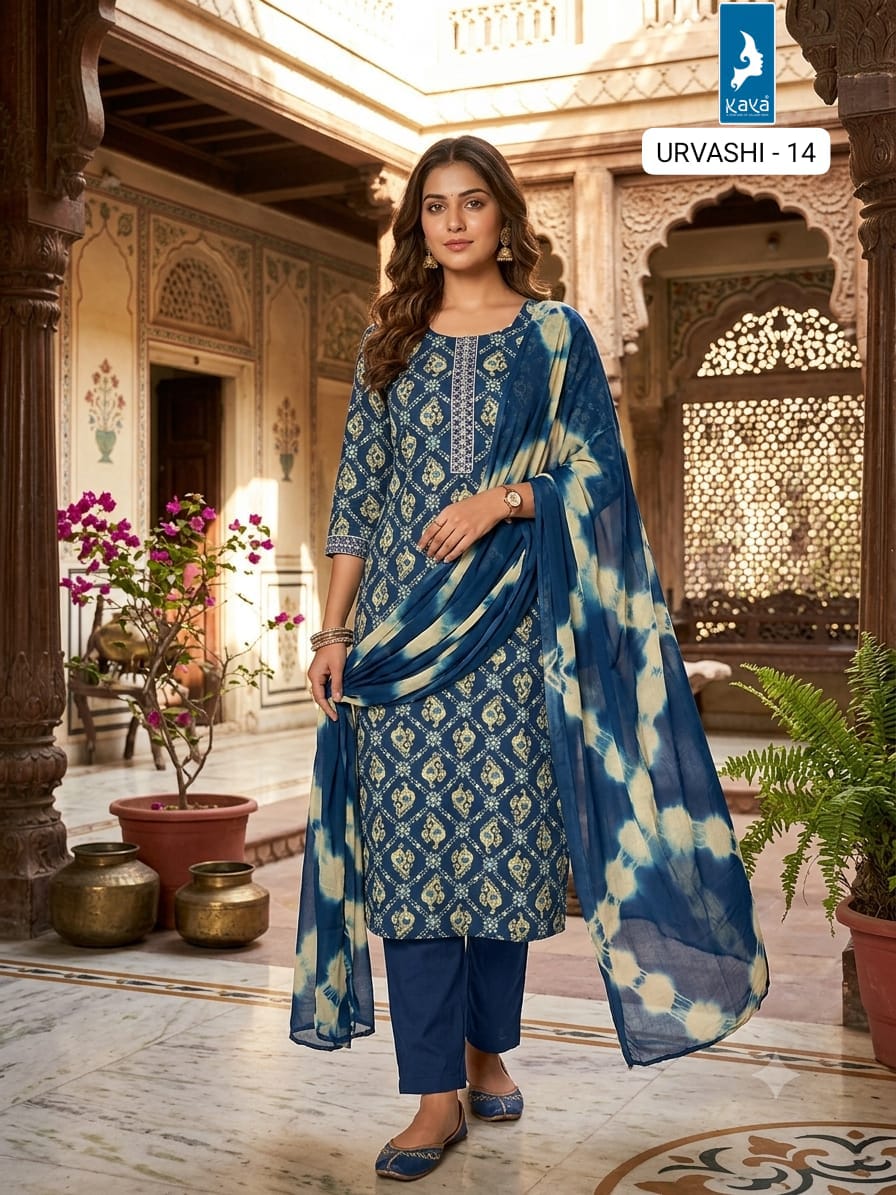 Kaya Trends Urvashi Readymade Dress Size Set collection 10