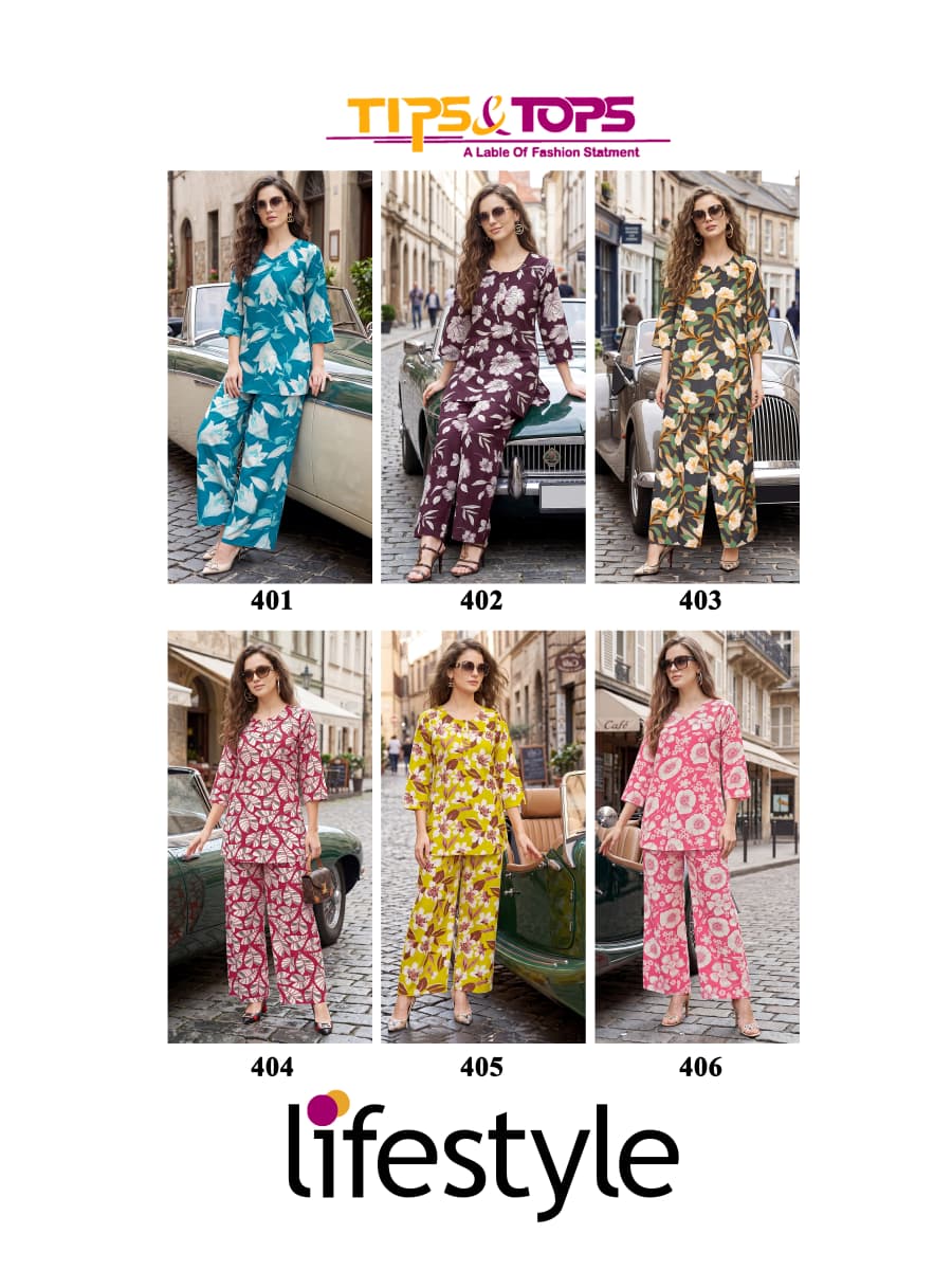 Tips And Tops Lifestyle Co Ord Set Catalog collection 7