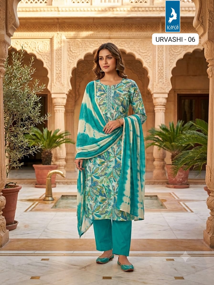 Kaya Trends Urvashi Readymade Dress Size Set collection 11