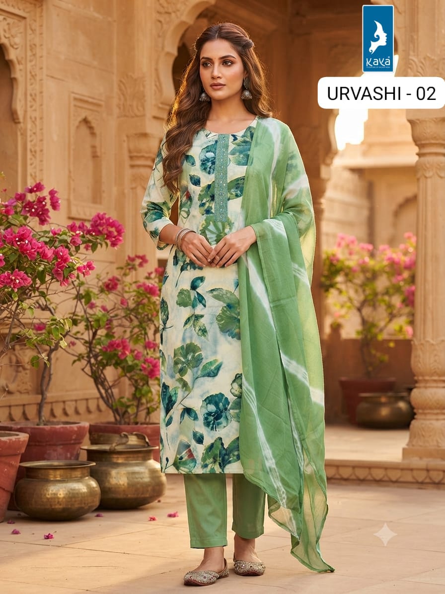 Kaya Trends Urvashi Readymade Dress Size Set collection 14
