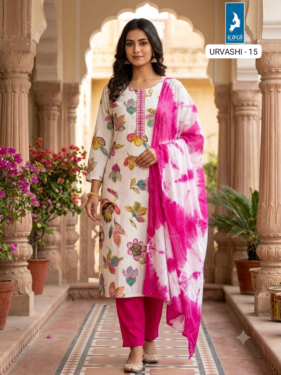 Kaya Trends Urvashi Readymade Dress Size Set collection 1
