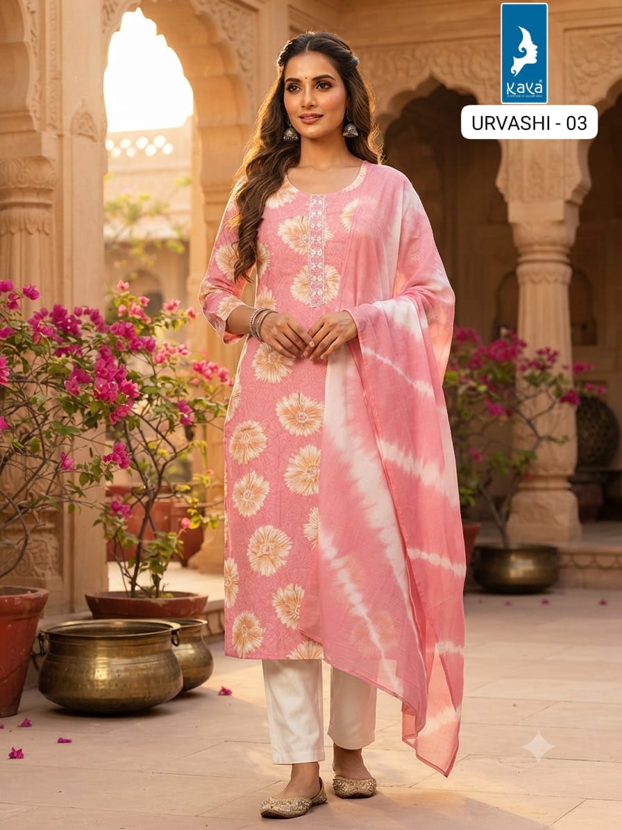 Kaya Trends Urvashi Readymade Dress Size Set collection 2