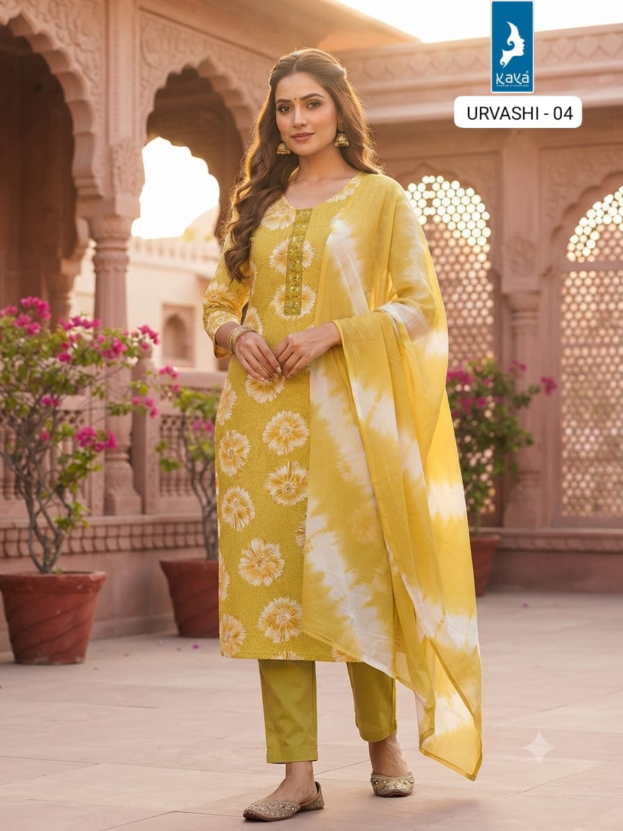 Kaya Trends Urvashi Readymade Dress Size Set collection 3