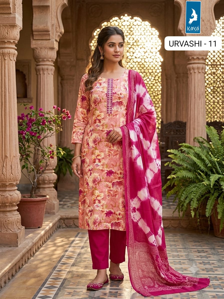 Kaya Trends Urvashi Readymade Dress Size Set collection 15