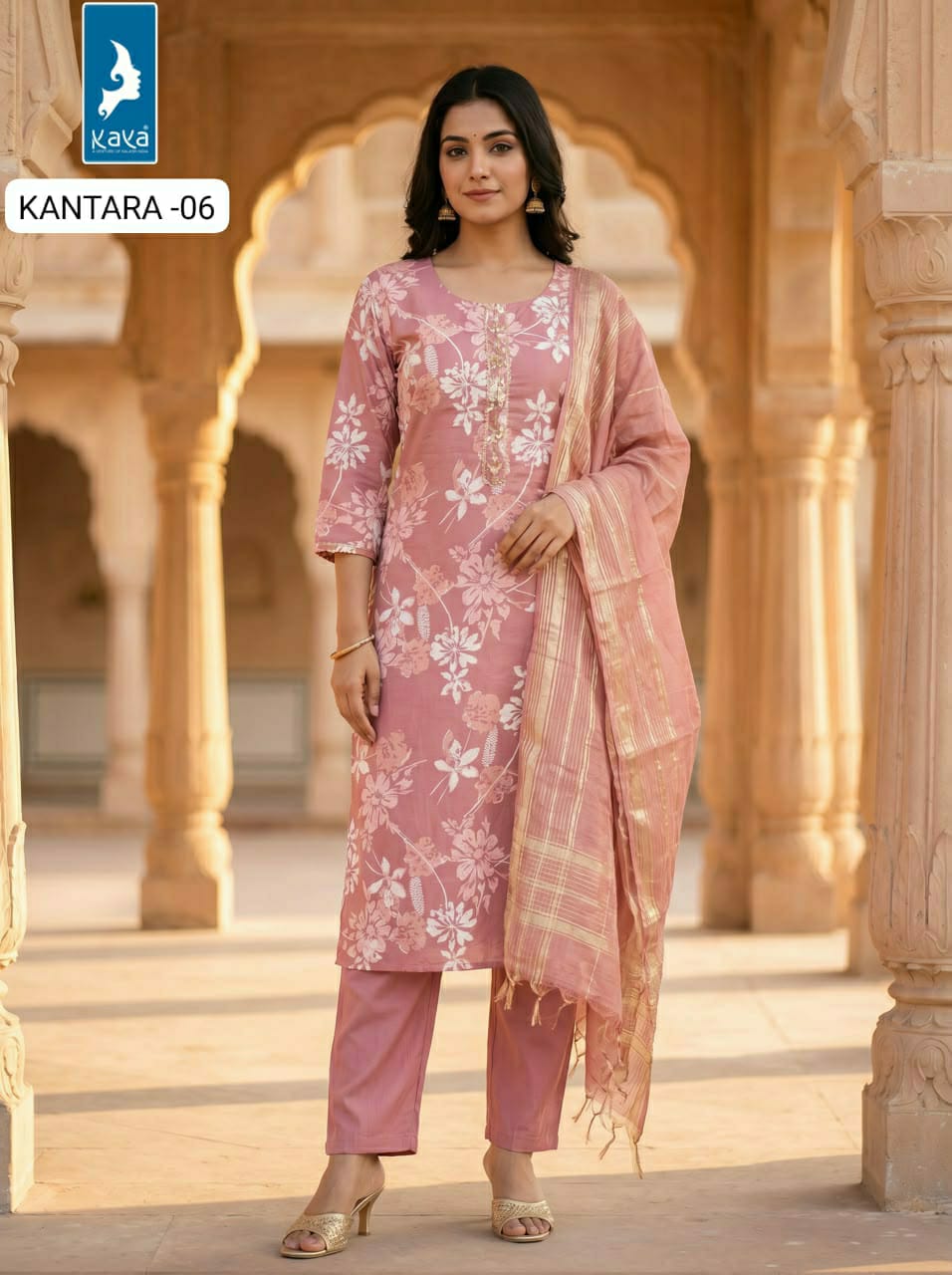 Kaya Kurti Kantara Printed Salwar Kameez Size Set collection 18