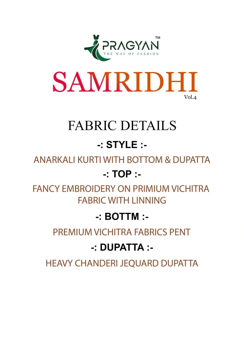 Pragyan Samriddhi Vol 4 Anarkali Suits Catalog collection 15