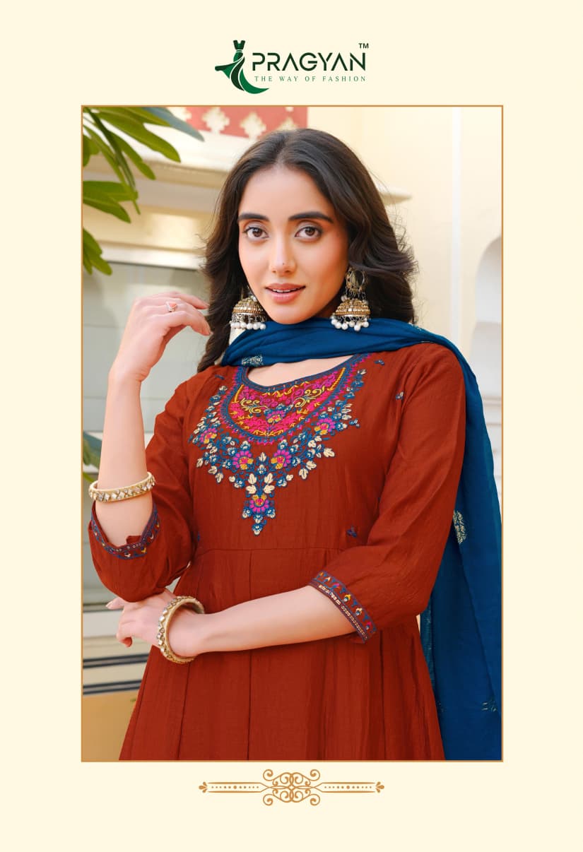 Pragyan Samriddhi Vol 4 Anarkali Suits Catalog collection 17