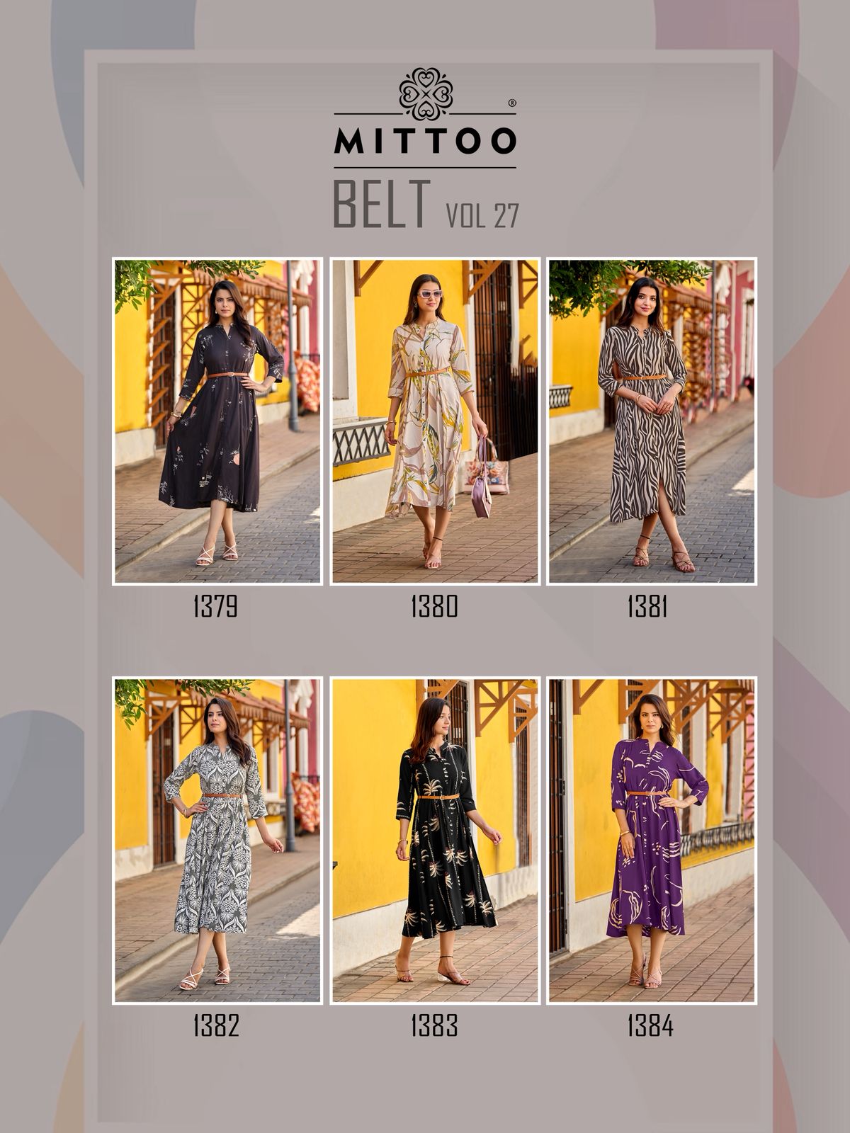 Mittoo Kurti Belt Vol 27 One Piece Dress Catalog collection 10