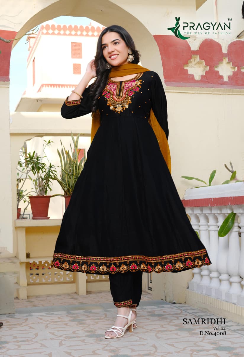 Pragyan Samriddhi Vol 4 Anarkali Suits Catalog collection 13