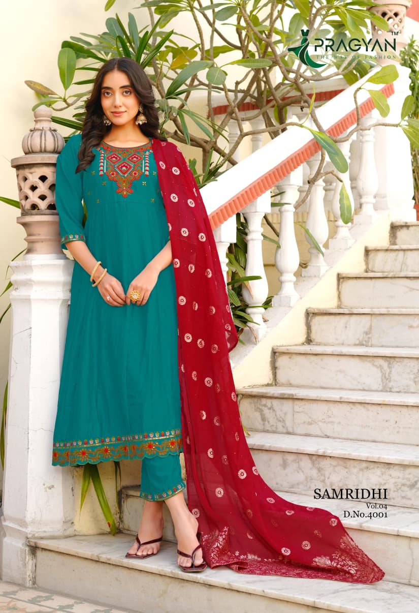 Pragyan Samriddhi Vol 4 Anarkali Suits Catalog collection 7