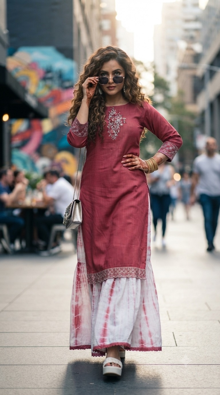 Aarvee Creation Minari Kurtis With Bottom Size Set collection 3