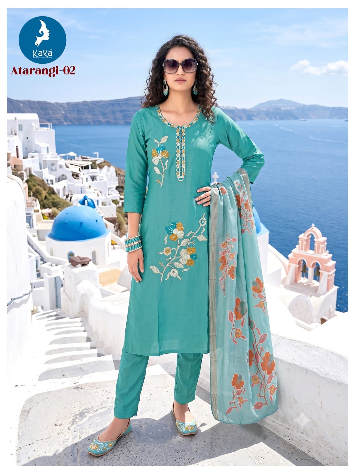 Kaya Kurti Atrangi Readymade Dress Size Set collection 8