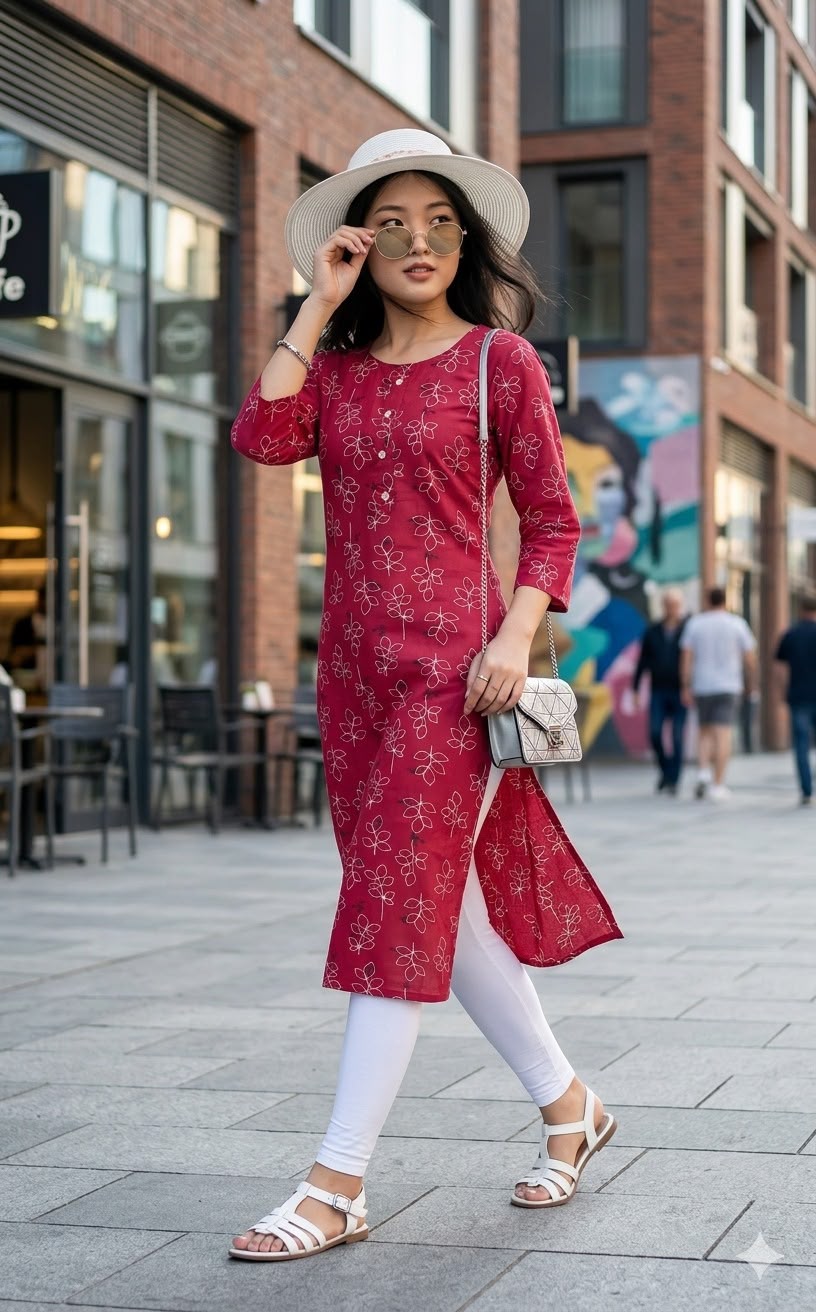 Aarvee Creation Daily Printed Kurti Size Set collection 17