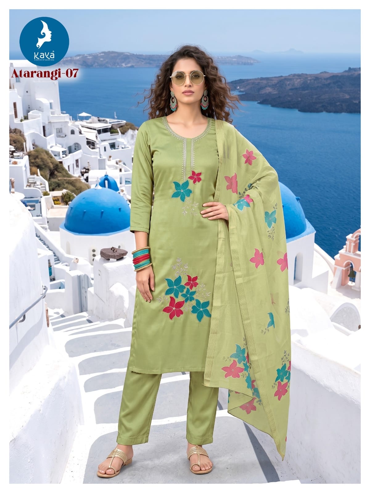 Kaya Kurti Atrangi Readymade Dress Size Set collection 10