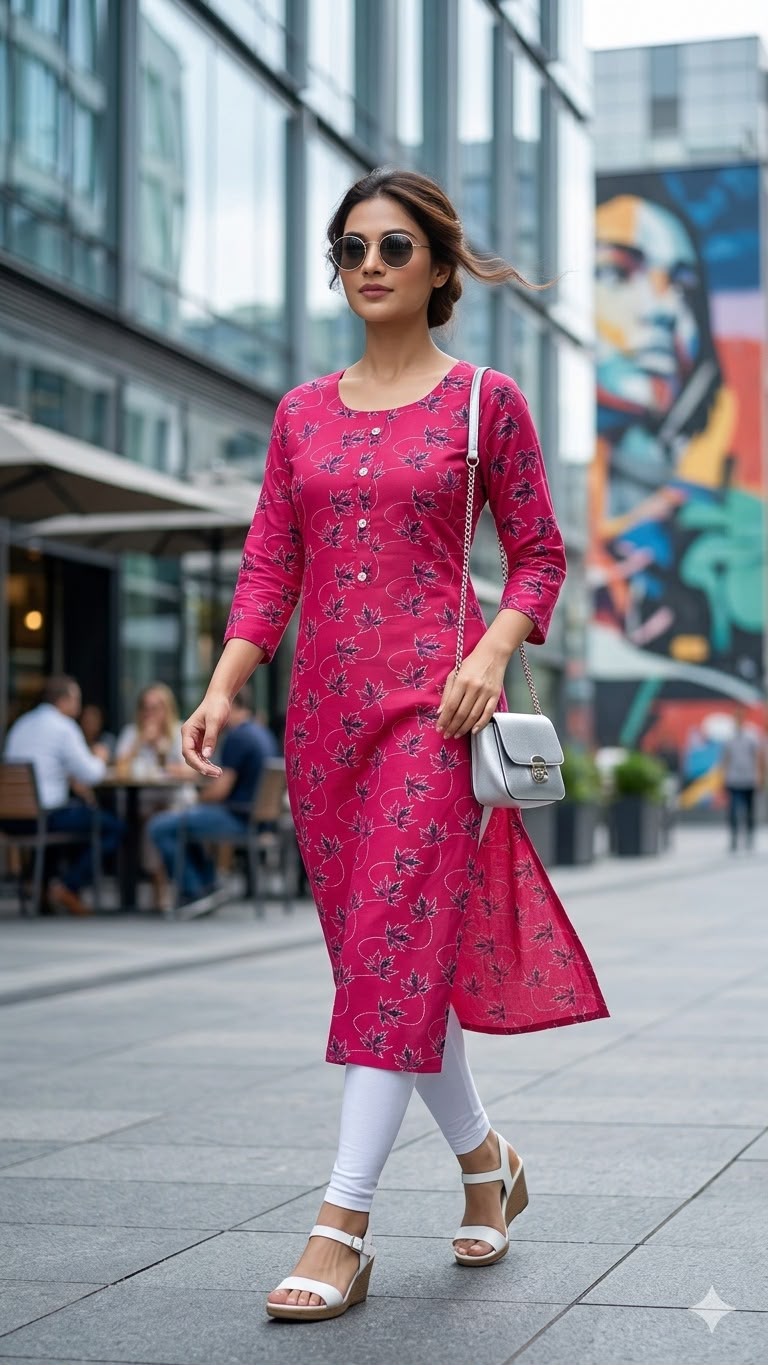 Aarvee Creation Daily Printed Kurti Size Set collection 9