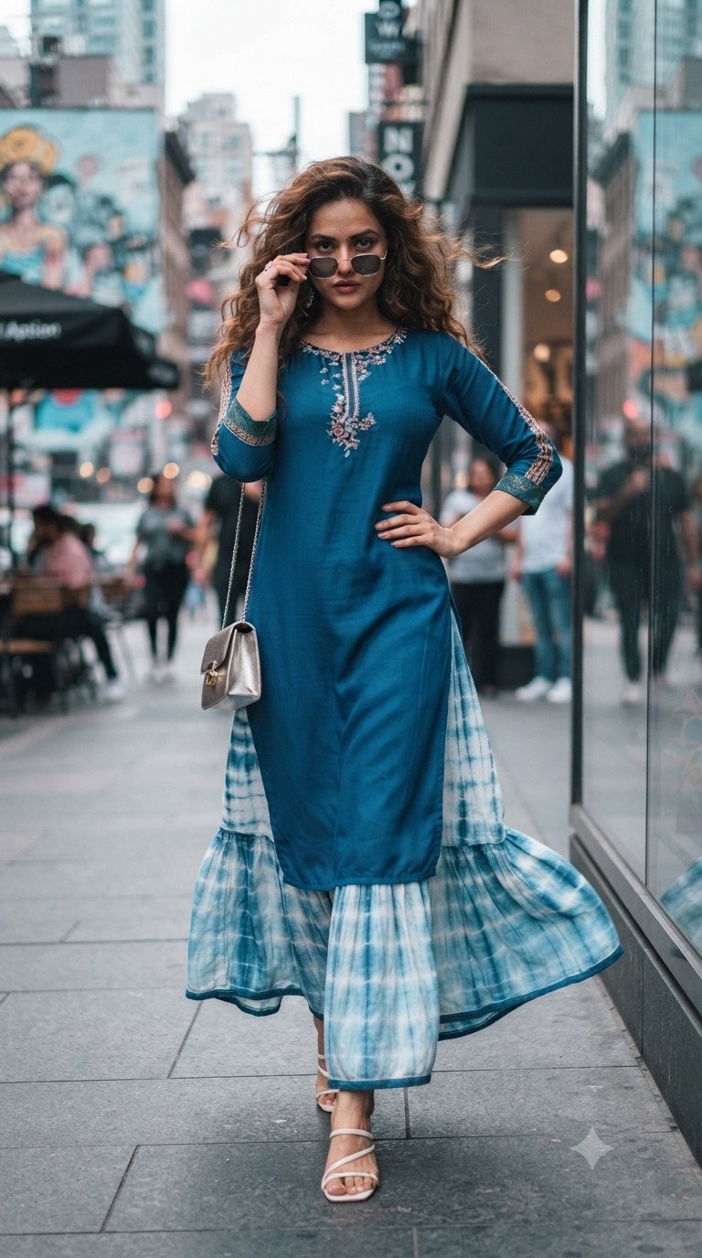 Aarvee Creation Minari Kurtis With Bottom Size Set collection 2