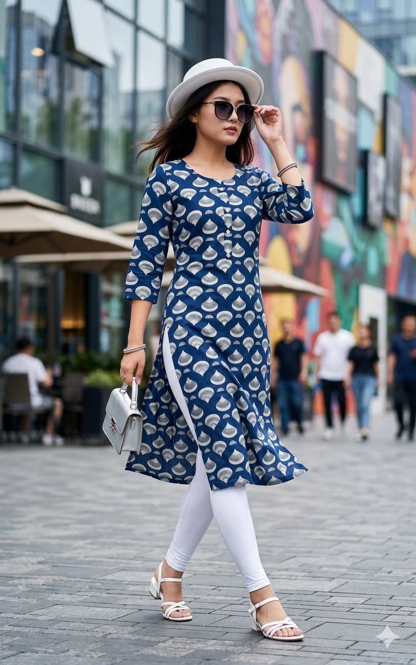 Aarvee Creation Daily Printed Kurti Size Set collection 10