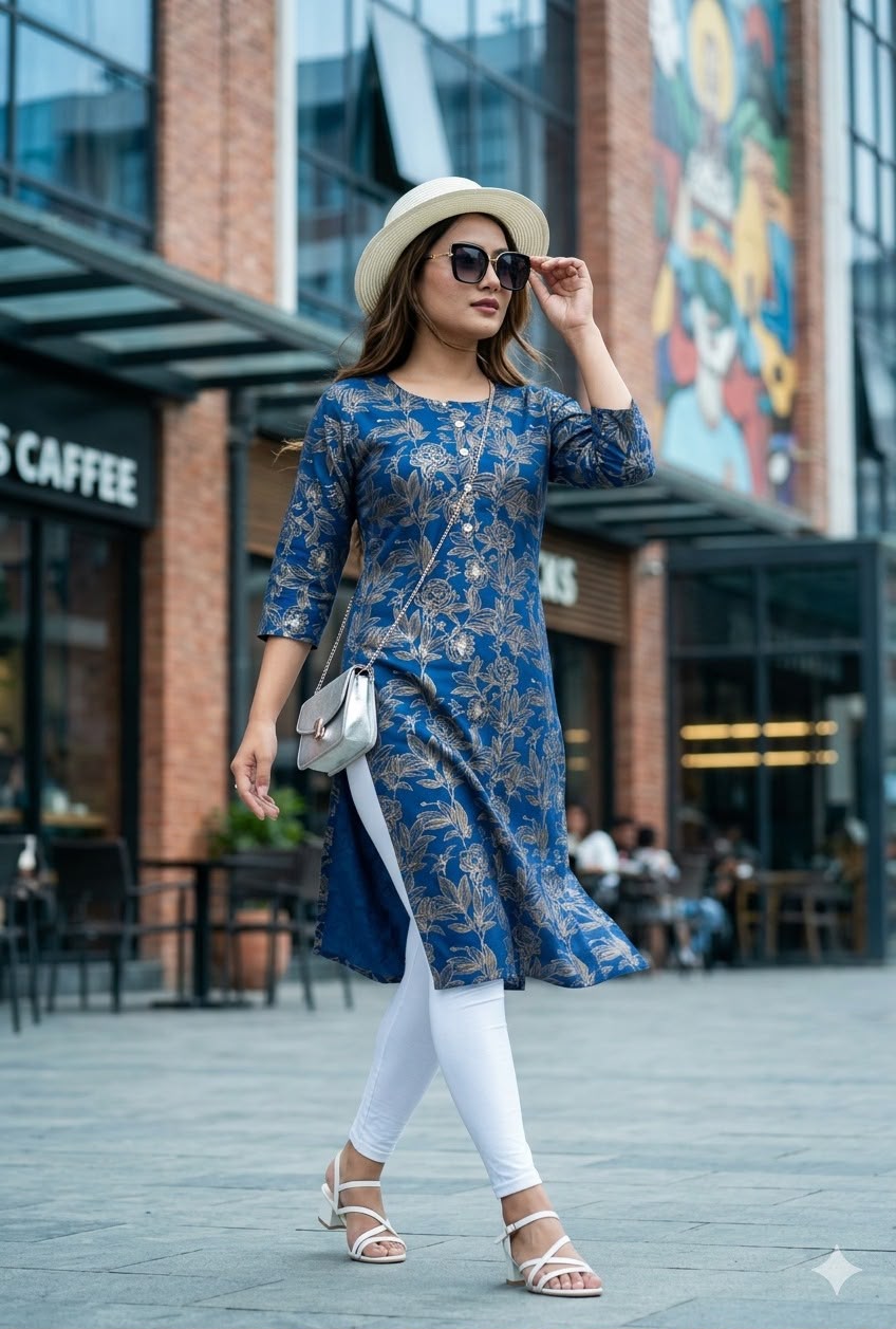 Aarvee Creation Daily Printed Kurti Size Set collection 8