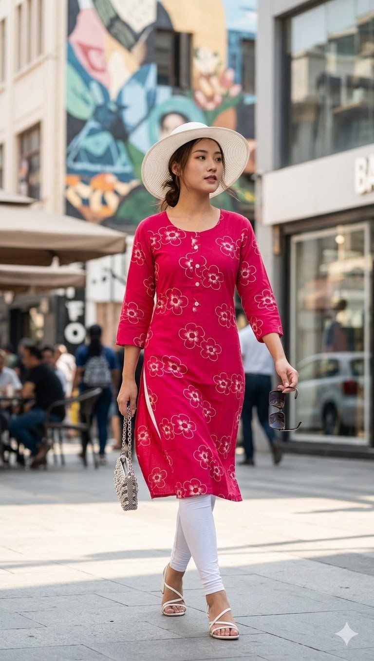 Aarvee Creation Daily Printed Kurti Size Set collection 7