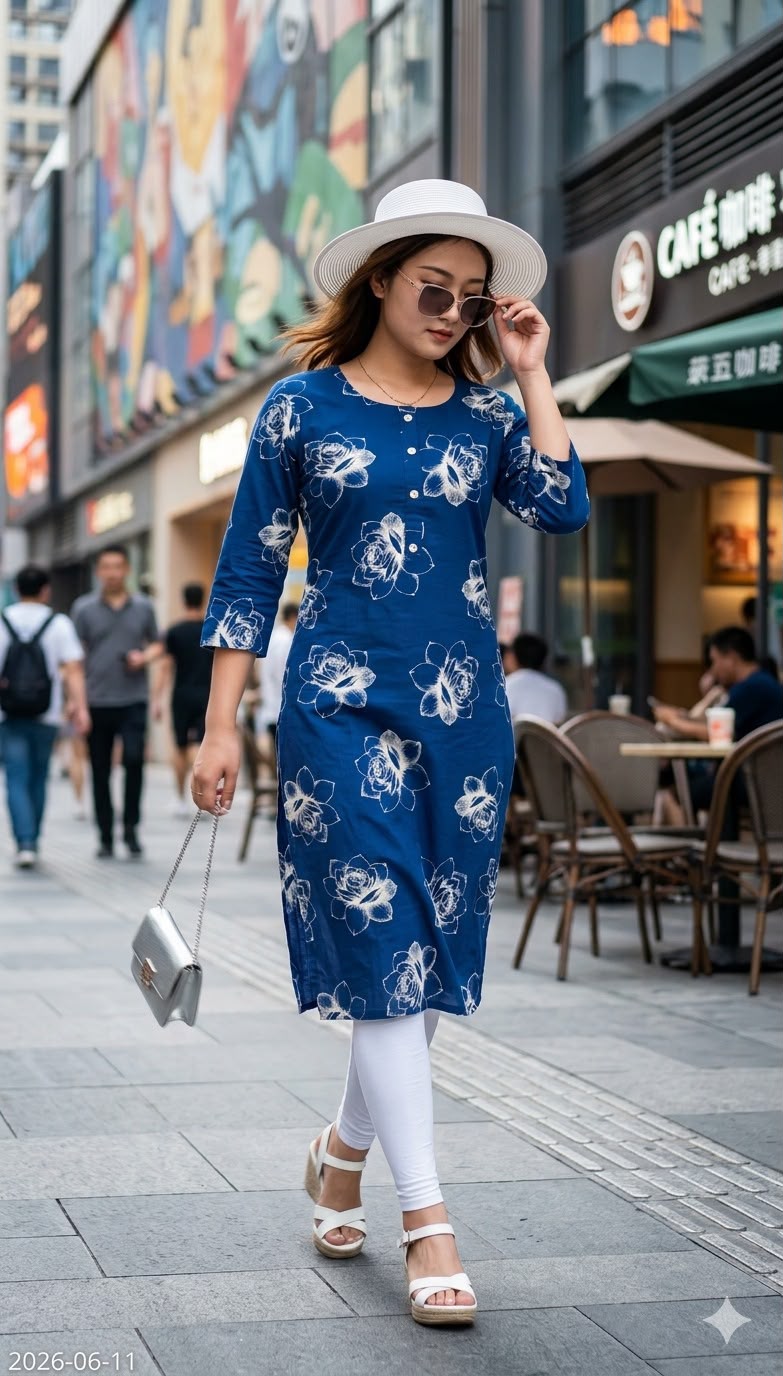 Aarvee Creation Daily Printed Kurti Size Set collection 15