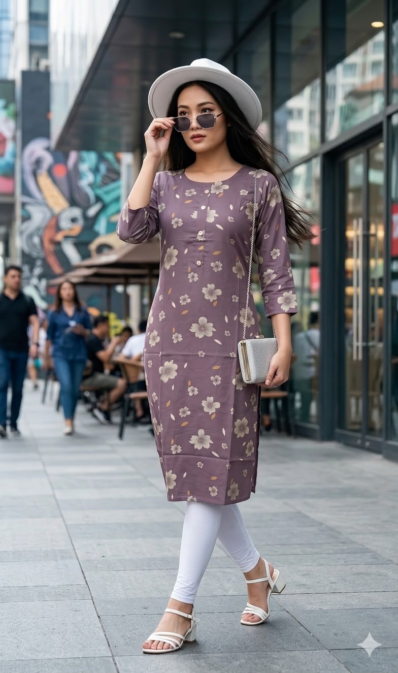 Aarvee Creation Daily Printed Kurti Size Set collection 4