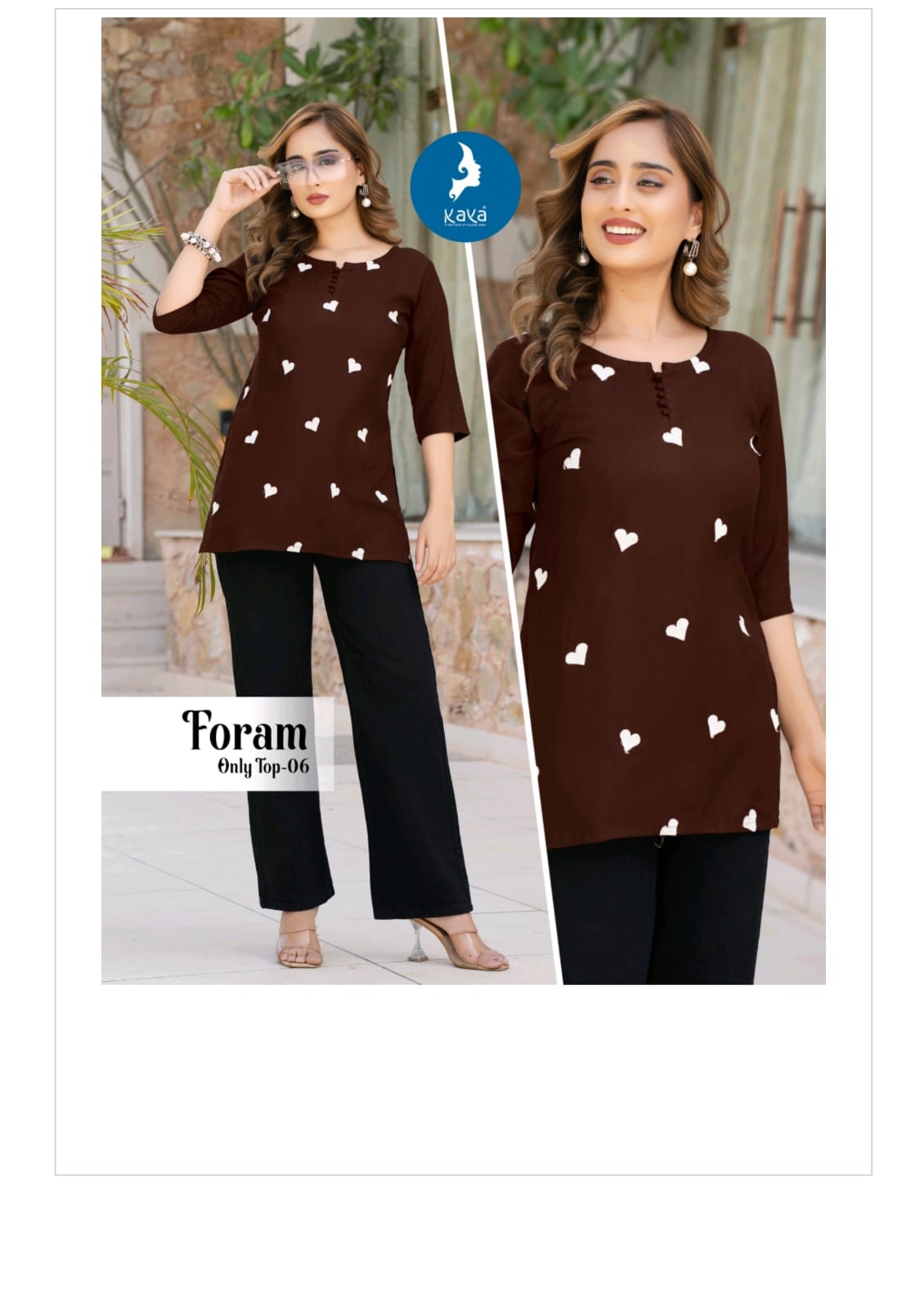 Kaya Kurti Foram Rayon Kurti Catalog collection 3