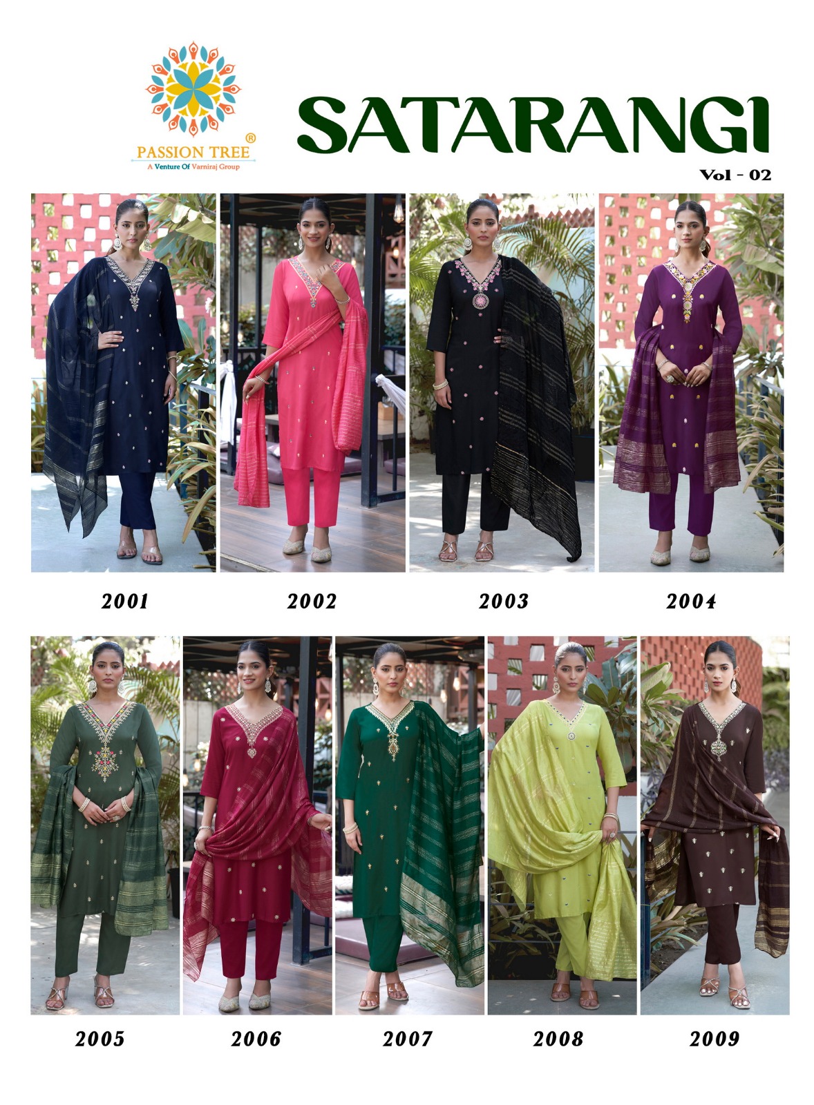 Passion Tree Satarangi Vol 2 Readymade Dress Catalog collection 11