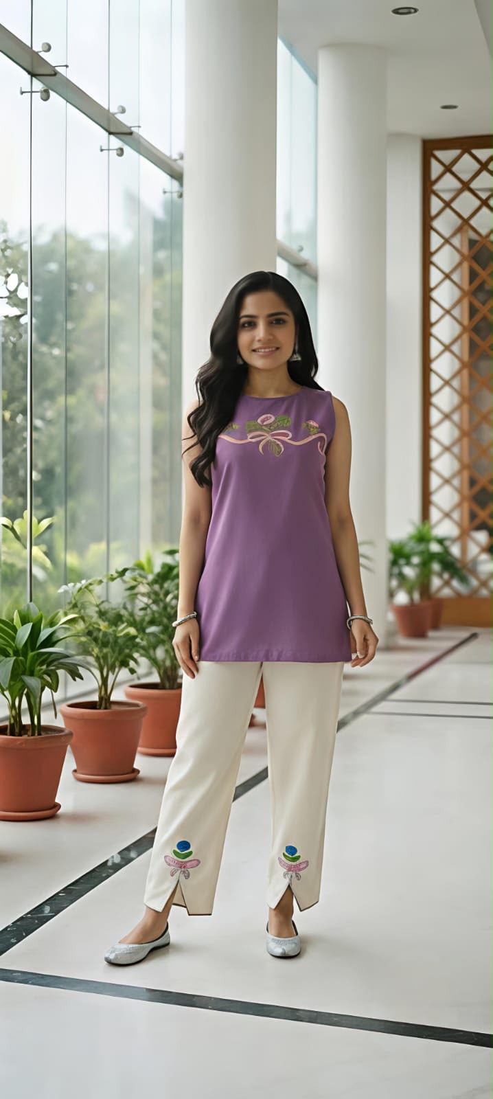 Aarvee Creation Pattern Co Ord Set Size Set collection 1