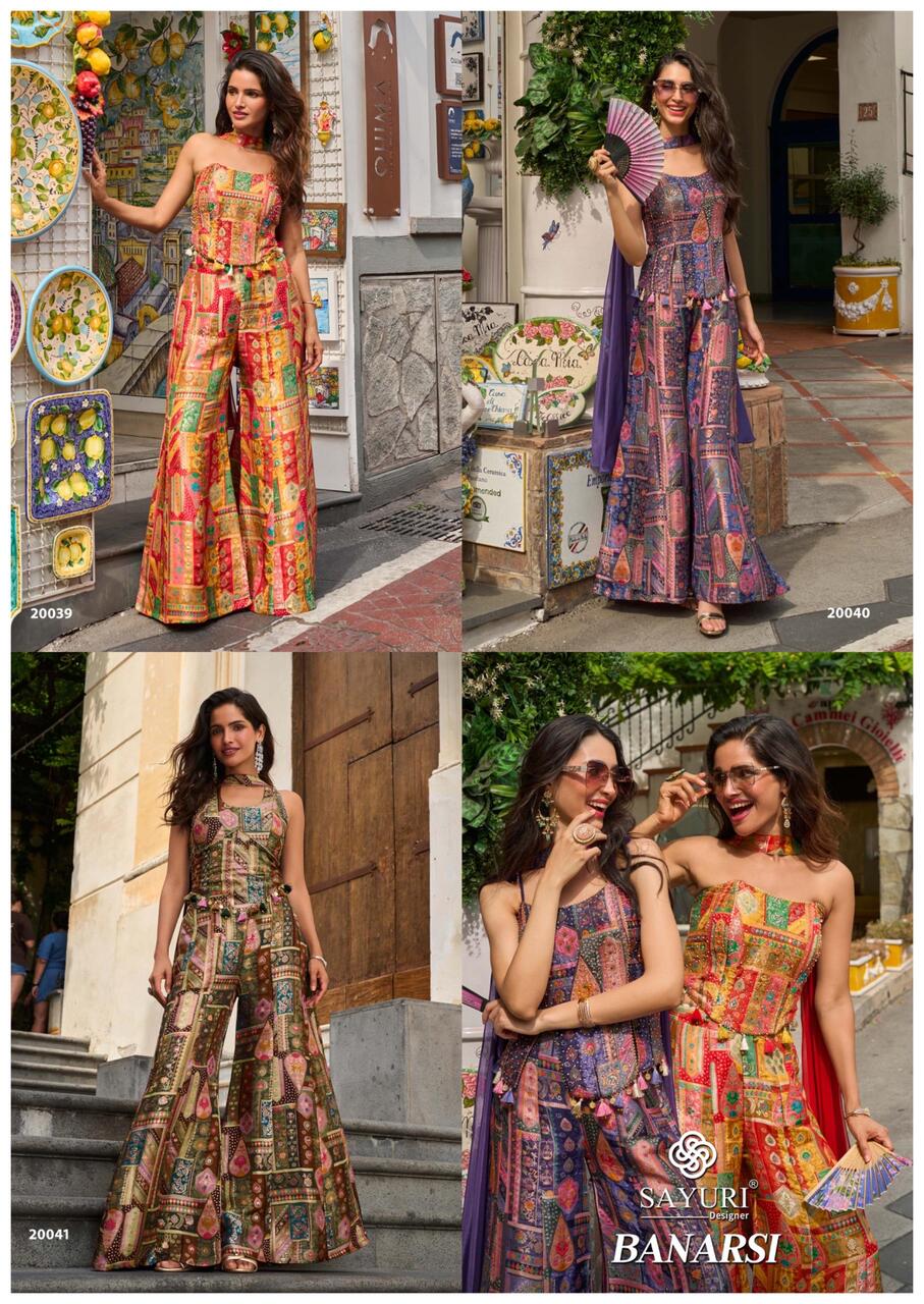 Sayuri Designer Banarsi wedding Party Suits Catalog collection 11