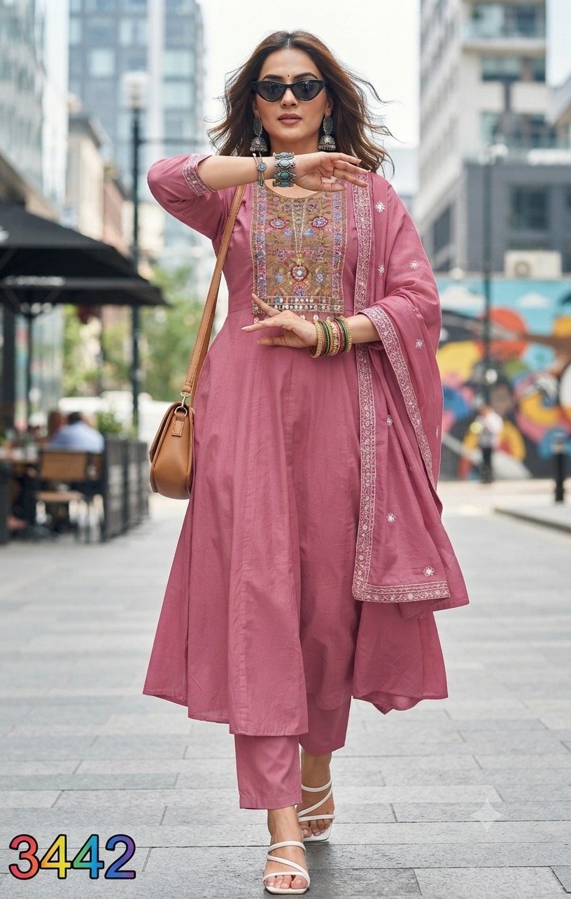 Aarvee Creation Dno 3441 Readymade Dress Size Set collection 2