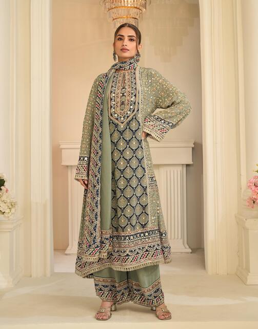 Sayuri Designer Ehsaas Wedding Party Salwar Suits Catalog collection 9