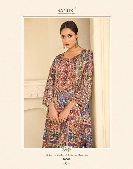 Sayuri Designer Ehsaas Wedding Party Salwar Suits Catalog collection 3