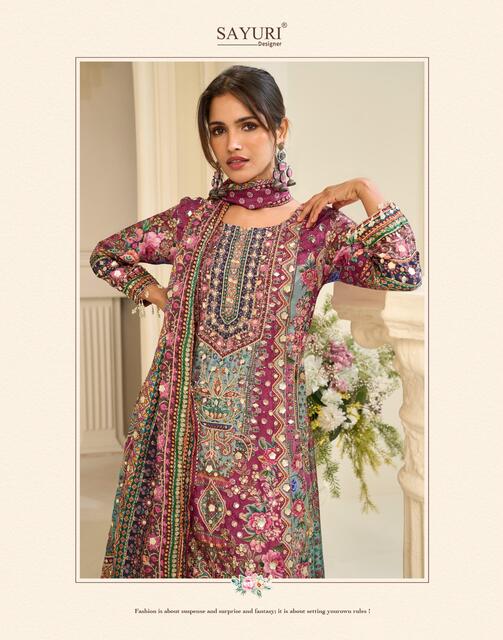 Sayuri Designer Ehsaas Wedding Party Salwar Suits Catalog collection 6