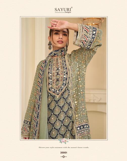 Sayuri Designer Ehsaas Wedding Party Salwar Suits Catalog collection 7