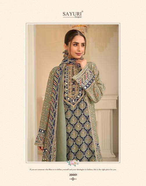 Sayuri Designer Ehsaas Wedding Party Salwar Suits Catalog collection 11